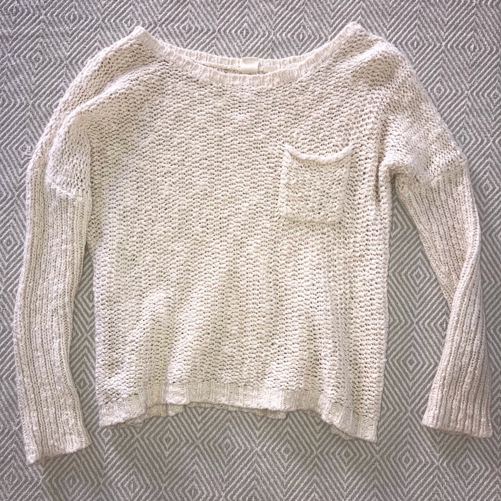 Cream sweater